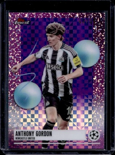 2025-26 Topps Finest Anthony Gordon Uncommon Purple Checkerboard #/99