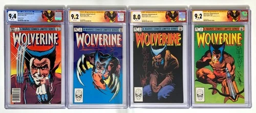 1982 Wolverine Mini-Series CGC Graded Frank Miller & Chris Claremont Signatures
