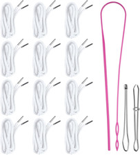 12 Pcs Drawstring for Sweatpants, 60 Inch Hoodie String Replacement, Drawstring