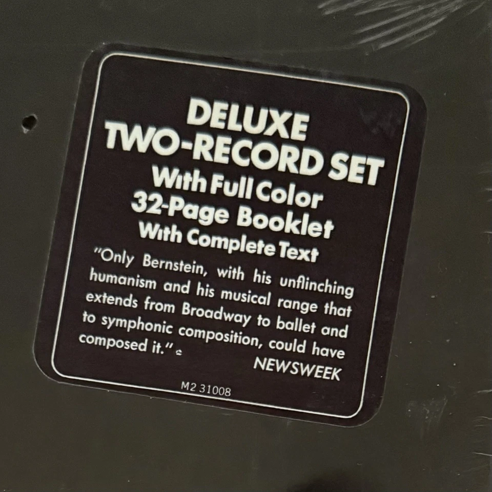 Leonard Bernstein~Mass (Double Box Set) M2 31008 Sealed - Image 3 of 3