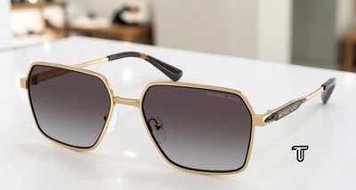 MICHAEL KORS MK1176 18963C Dana Point Gold Dark Grey Grad 57 mm Men's Sunglasses