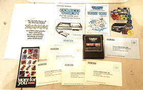 Untested ColecoVision Video Game System Console With Manuals and Game