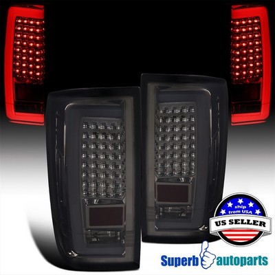 Fits 2004-2015 Nisan Titan LED Tube Tail Lights Lamps Smoke Lens