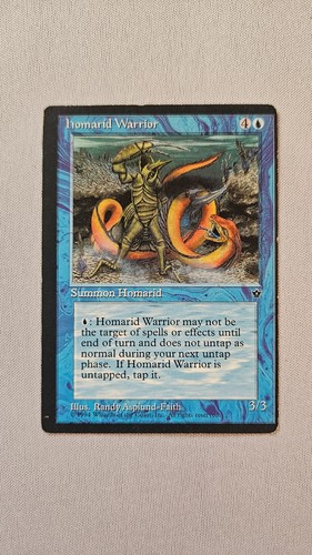 MTG Misprint Miscut Homarid Warrior Fallen Empires LP