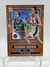 2025 WNBA Donruss Caitlin Clark Franchise Features Orange #75/75 BOOK END! Fever