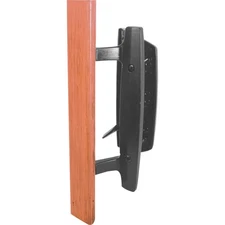 Black Sliding Glass Door Handle Set Mortise Hook Style Easy Installation