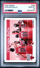 1992 HOOPS #269 CHICAGO BULLS PSA 10 GEM MINT MICHAEL JORDAN