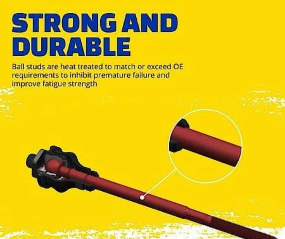 Par de extremos de varilla de amarre interior MOOG EV800246 ORIGINALES para Honda Civic 06-11 Foto 2 de 4