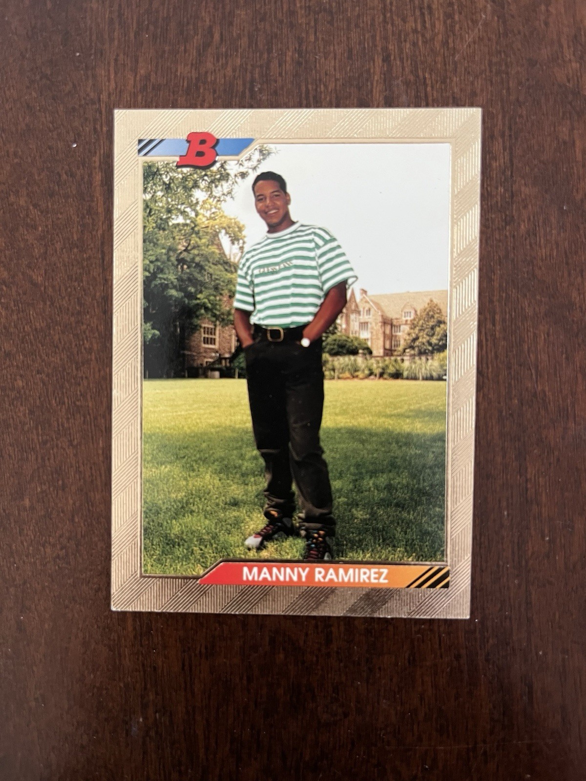 1992 Bowman Baseball #676 Manny Ramirez Gold Foil SP Rookie RC    Free Shipping!