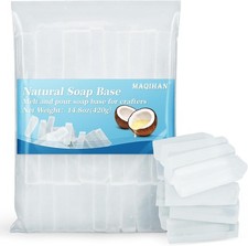 Soap Base Natural 14.8oz - Clear Glycerin Base for Soap Making Melt and