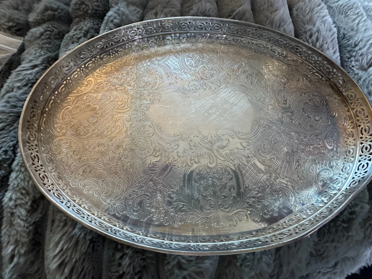 Barker Ellis Antique US Silver-Plated Platters & Trays for sale | eBay