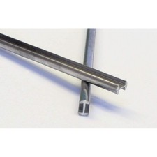 Stained Glass Supplies: 6ft 3/16" Round H Lead Came in Solid Silver Finish