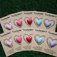 Taschenherz Herz Schlüsselanhänger Glücksb...