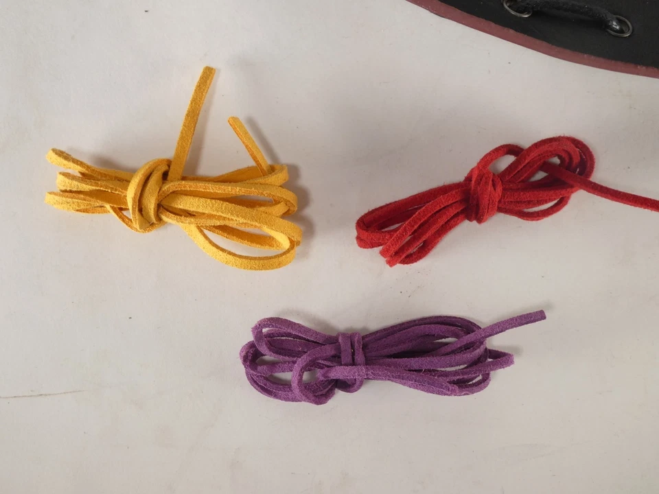 Hand Crafted Leather Cuffs Celtic Pattern Cosplay Archery - Image 4 of 4