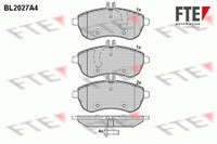 FTE Bremsbelagsatz, Scheibenbremse 9010615 FüR MERCEDES-BENZ