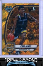 2024-25 Bowman University Chrome Sapphire 1st Kam Jones Gold #04/50 H151