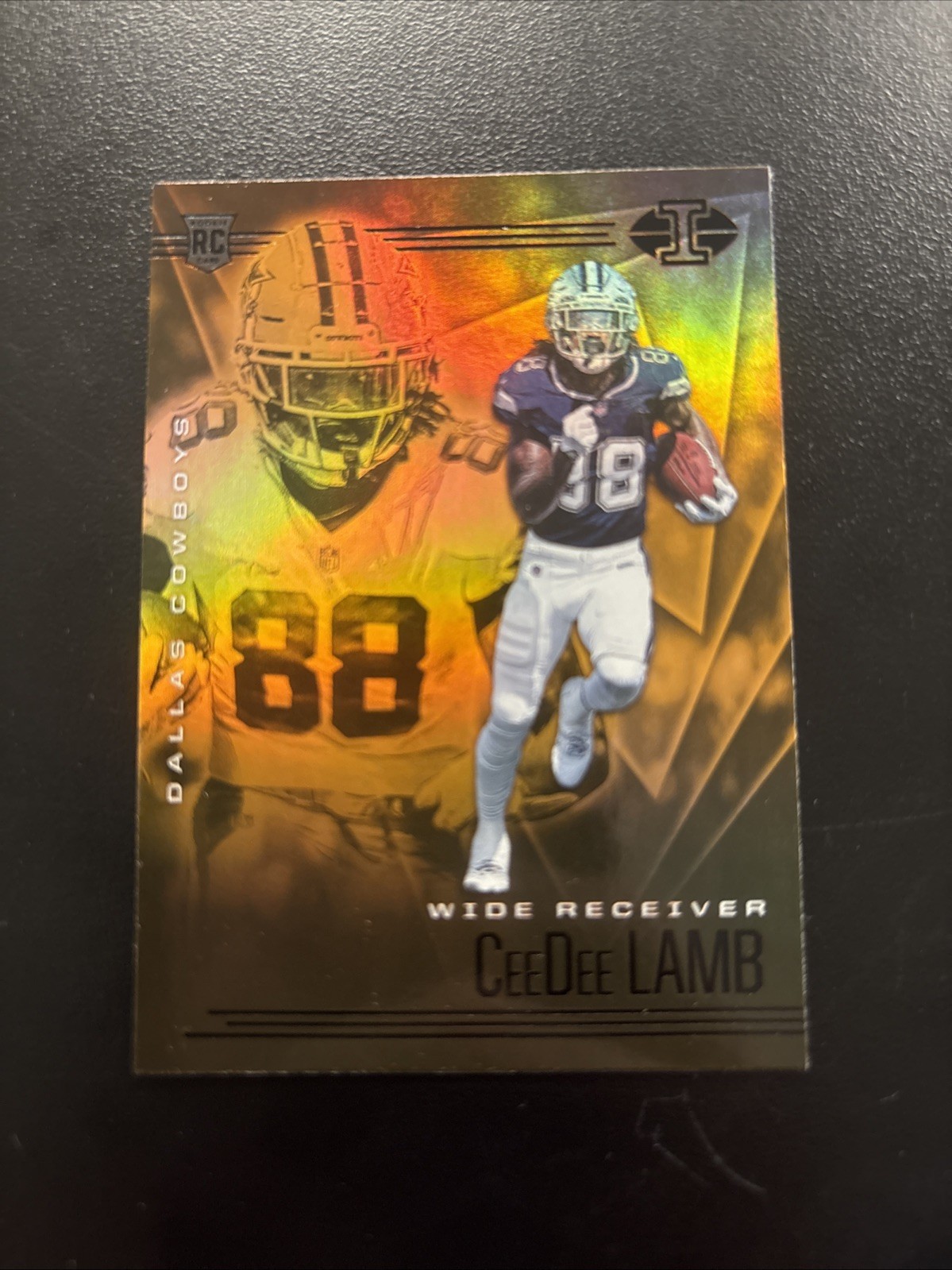 2020 Panini Illusions Trophy Collection Orange #18 CeeDee Lamb (RC)