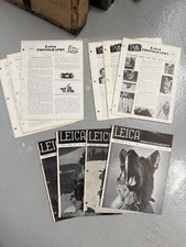 Lot of 10 Leica Fotografie English Edition Magazine 1934-1936