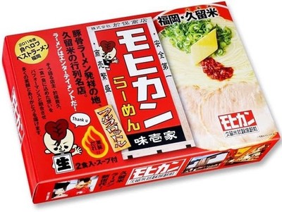 Japanische Ramen Nudeln MOHIKAN Tonkotsu Schweinefleisch Instant Suppe Box...