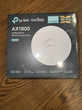 TP-Link EAP610 Wi-Fi 6 AX1800 Business Access Point Omada Mesh PoE Slim D