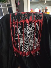 Misfits Death Comes Ripping Vintage Shirt Large