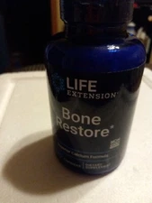 Life Extension Bone Restore, 120 Capsules Superior Calcium Formula Dietary Supp