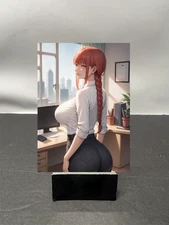 Makima Chainsaw Man Waifu Anime Custom Art Trading Card NSFW AVAILABLE W3247