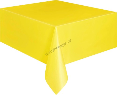 Wedding Party Tablecover Table Cover Cloth Plastic Tablecloth Birthday 26 Colour - Picture 7 of 24