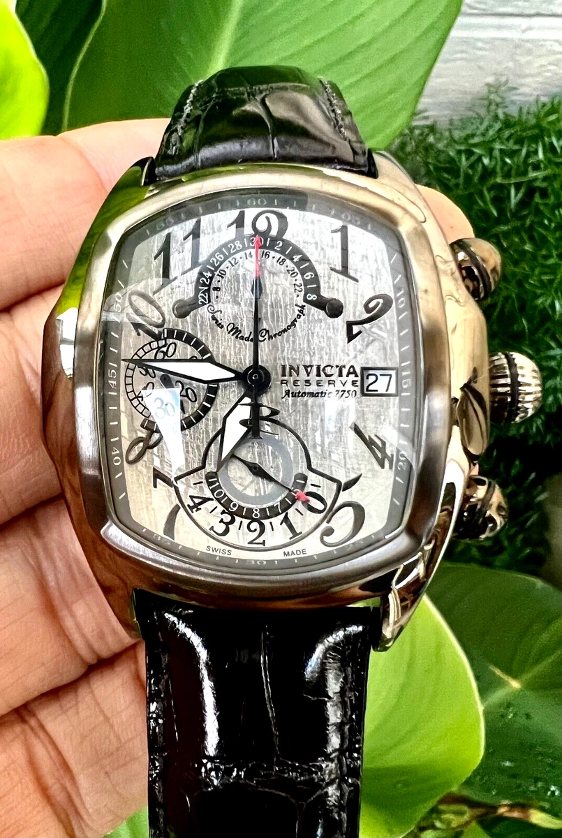 Invicta Men s 12621 New Lupah Dragon Swiss Made 7750 Meteorite Alligator Watch