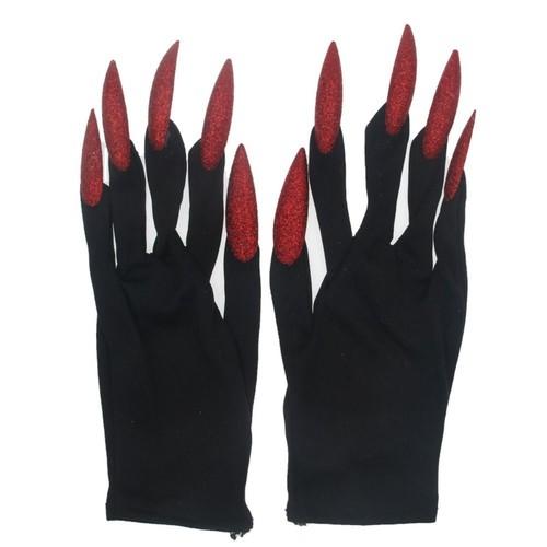 Full Finger Ghost Gloves Cloth Halloween Gloves Ghost Claw Gloves Male - Picture 11 of 16