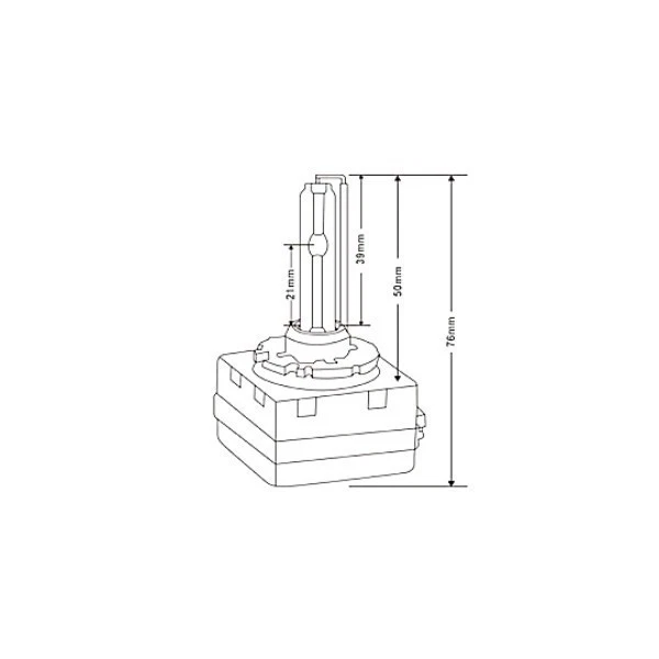 2pcs Xenon D1S Factory HID Replacement Bulbs 35W AC 4300K 6000K 8000K 10000K 12K - Image 3 of 4