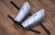 Armor Bracers SCA Medieval Knight Arm Guard Knight LARP Cosplay Armor Steel