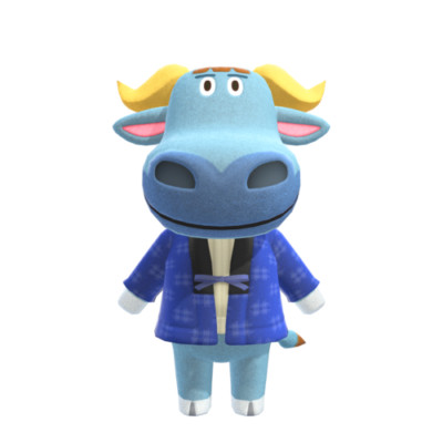 #062 Mini Amiibo Karte für Animal Crossing T-Bone / Marius Nintendo Switch