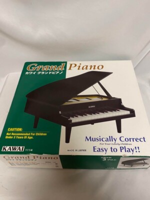 KAWAI グランドミニピアノ 32鍵　1114 KAWAI 1114 Mini Grand Piano 32 Key Toy - Black Used w/box | eBay