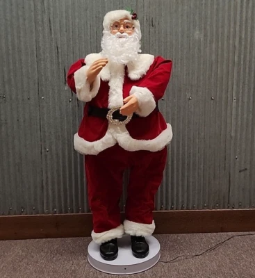Musical Dancing Santa In Santa Figures (1946-1990) for sale | eBay