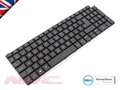 NEU Dell Inspiron/Latitude/Vostro UK ENGLISCH Laptop-Tastatur mit Hintergrundbeleuchtung GRAU-05M07P