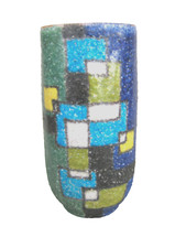 Vaso ceramica Fratelli Fanciullacci Italy Mid Century moderno stile Gambone Fantoni