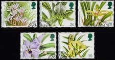 1993 Orchids set  SG 1659 - 1663  fine used