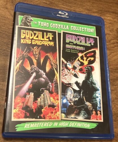 Godzilla Vs. Mothra/Godzilla Vs. King Ghidora Blu-ray Disc 2014 2-Disc Set Rare - Afbeelding 1 van 5