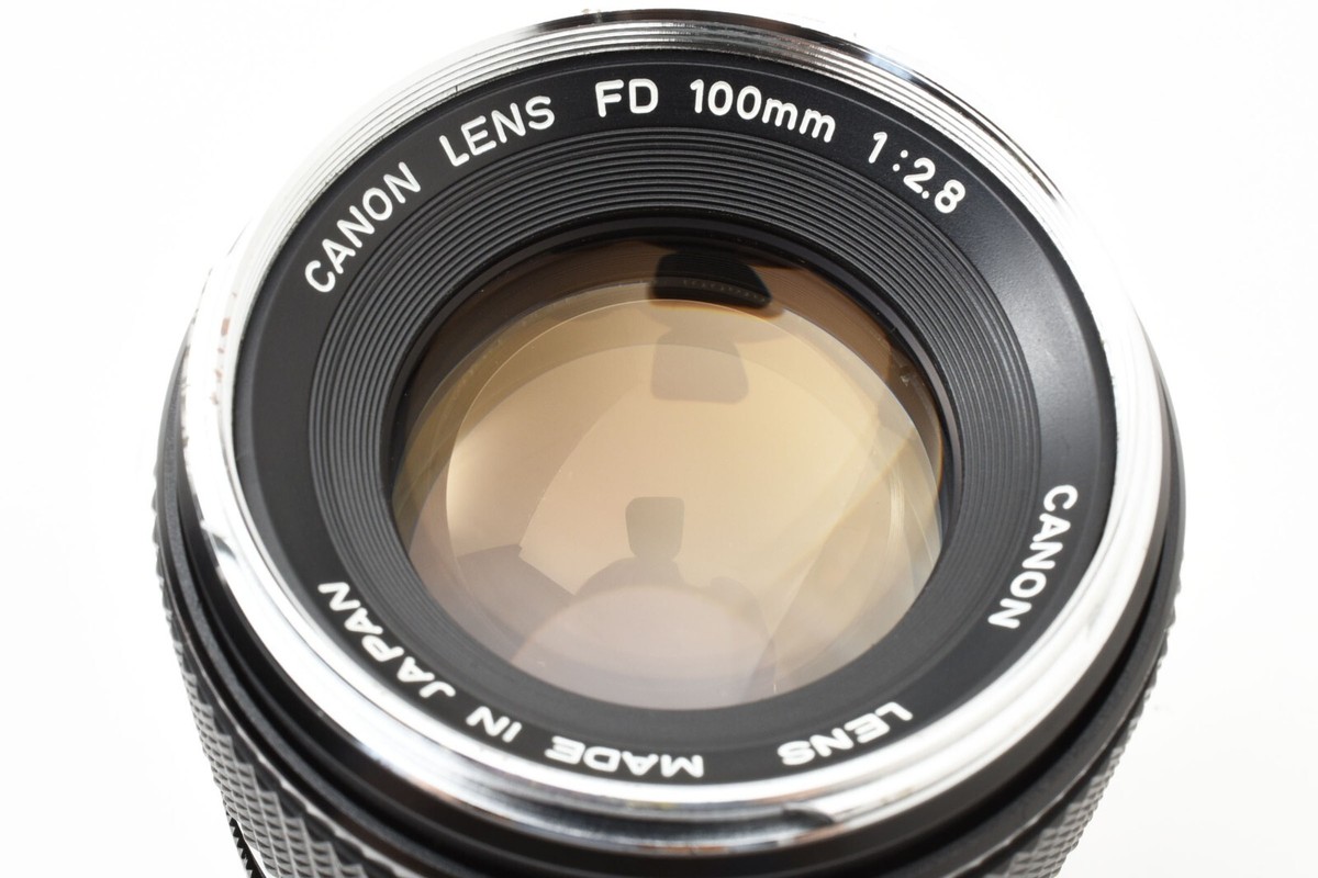 Near Mint】 Canon FD 100mm f/2.8 MF Portrait Prime 