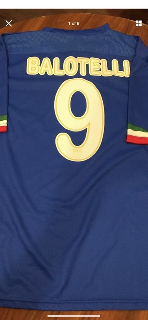 Italy national team Balotelli jersey Size euro XL | eBay