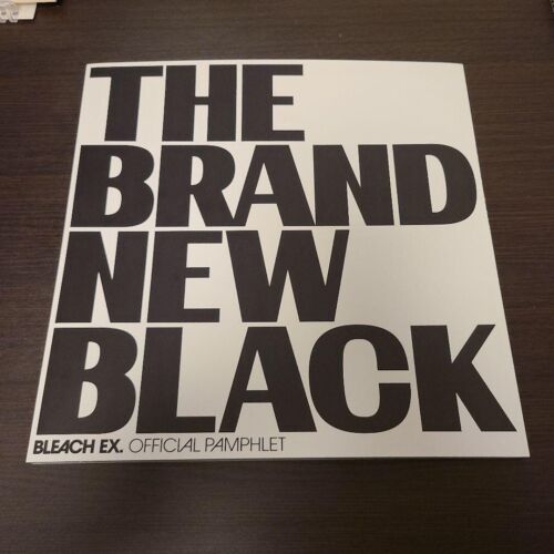 Bleach EX. 20th Anniv. Exhibition Official Pamphlet Art Book THE BRAND NEW BLACK - Picture 1 of 3