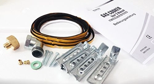 Phönix PG-603T Einbau Gaskochfeld Glas Kochfeld Gaskocher 4 flammig WOK Aufsatz - Bild 4 von 4