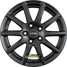 Rial Milano titanium 7x17 ET40 - LK5/100 ML63.3 Felge Alu
