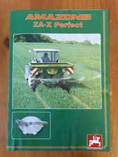 Prospekt Amazone ZA X Perfect Zeitschrift Traktor Schlepper G