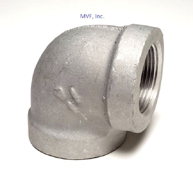 3/4" 150 Threaded (NPT) Elbow, 90º, Aluminum 356F Pipe Fitting A010541 eBay