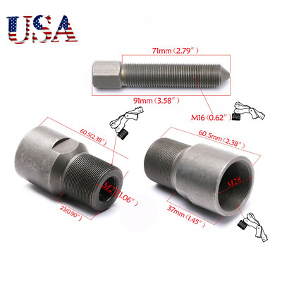 3-Way Flywheel Puller Tool – 27mm, 28mm, 16mm For ATV, Motorcycle, Small Engines