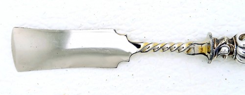 German Silver Handle Pate or Cheese Server blade Marked EH 800 - Picture 3 of 10