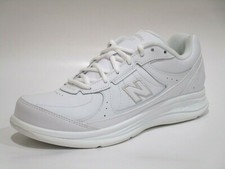 New Balance Made in USA Men's 577 V1 Lace-up Walking Shoes, White/White