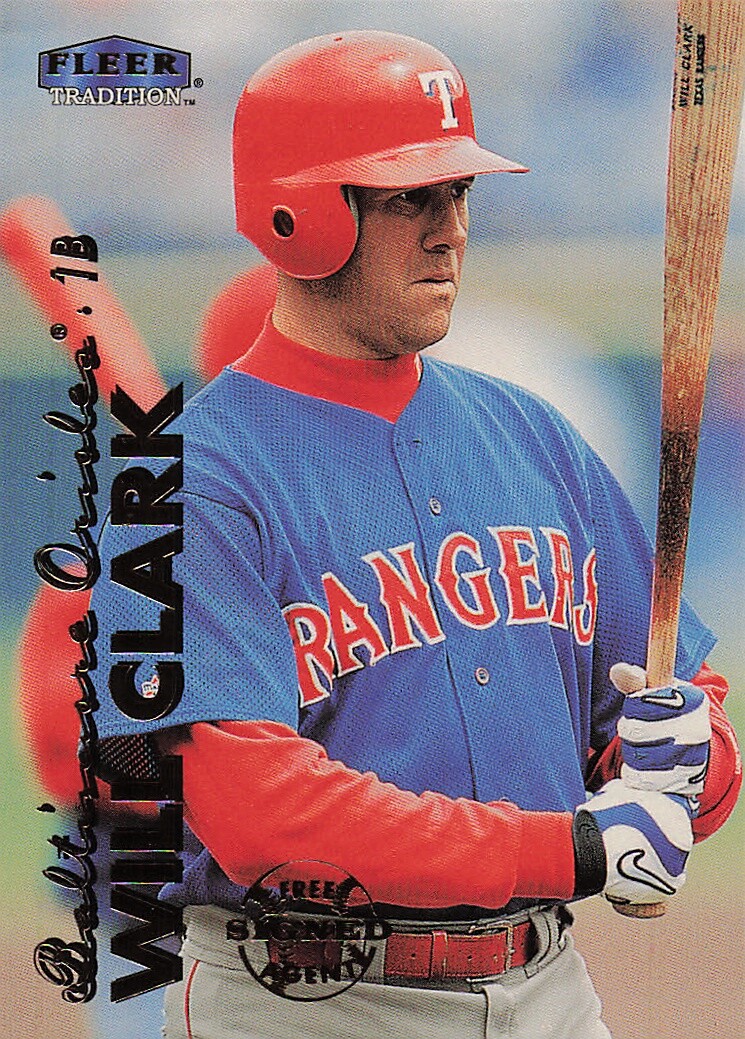 1999 Fleer Tradition #78 Will Clark Millennium